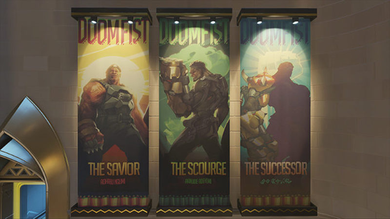 Posters de Doomfist en 'Overwatch'