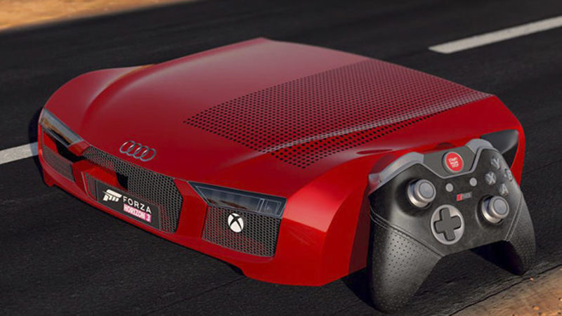 Xbox One S inspirada en el Audi R8