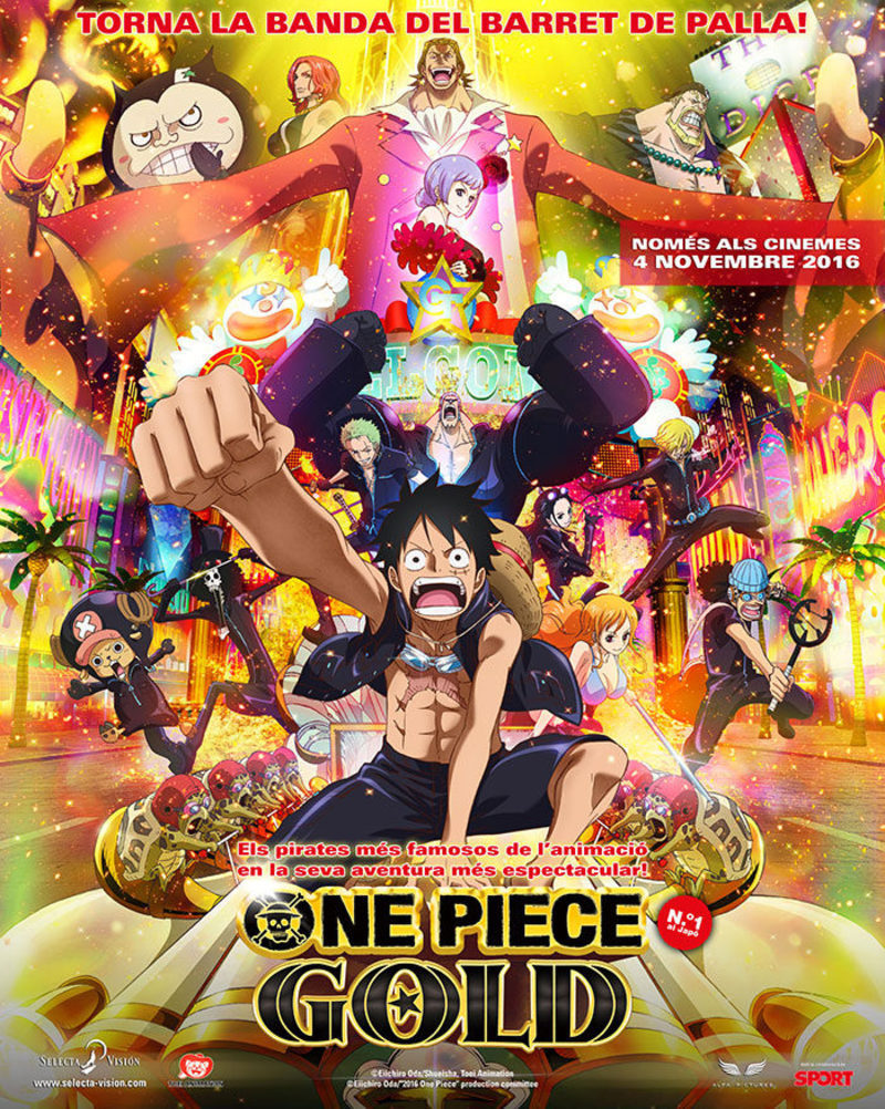 One Piece Gold póster catalán