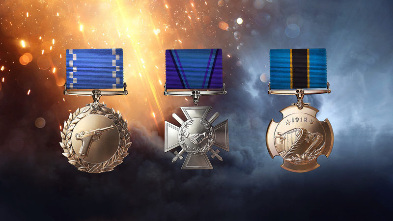 Medallas en Battlefield 1