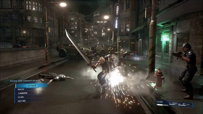 Final Fantasy VII Remake sistema de batalla al descubierto Nomura