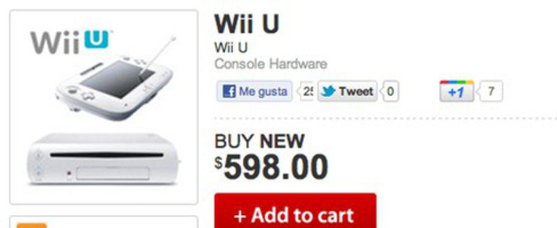 Wii U precio 480 euros 