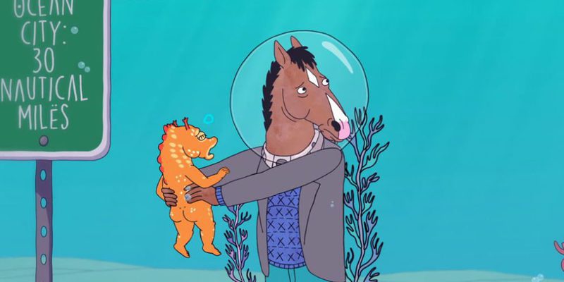 BoJack Horseman Figh out of Water