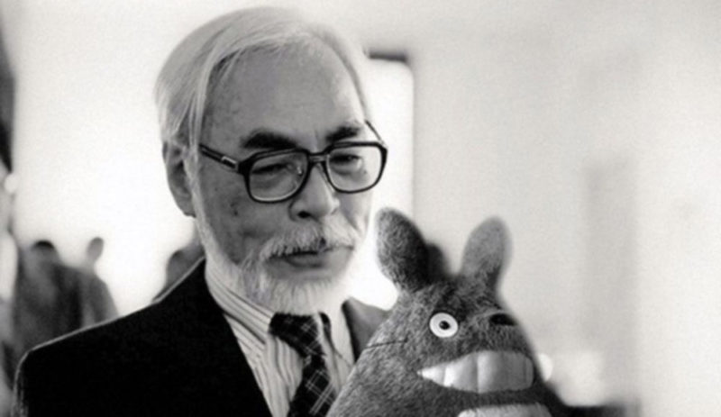 Hayao Miyazaki retrato