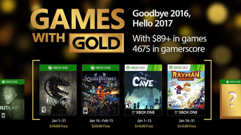 Games with Gold enero 2017