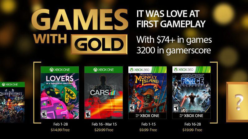 Xbox Games With Gold febrero 2017