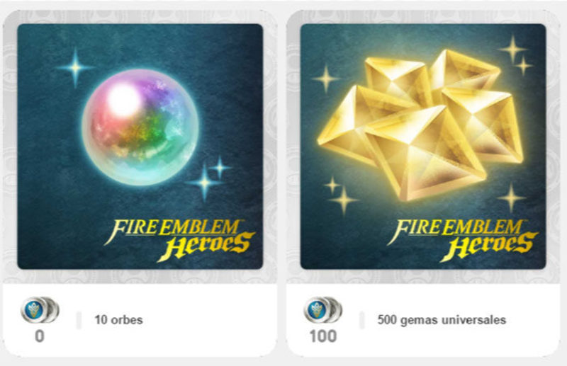 Fire Emblem Heroes recompensas