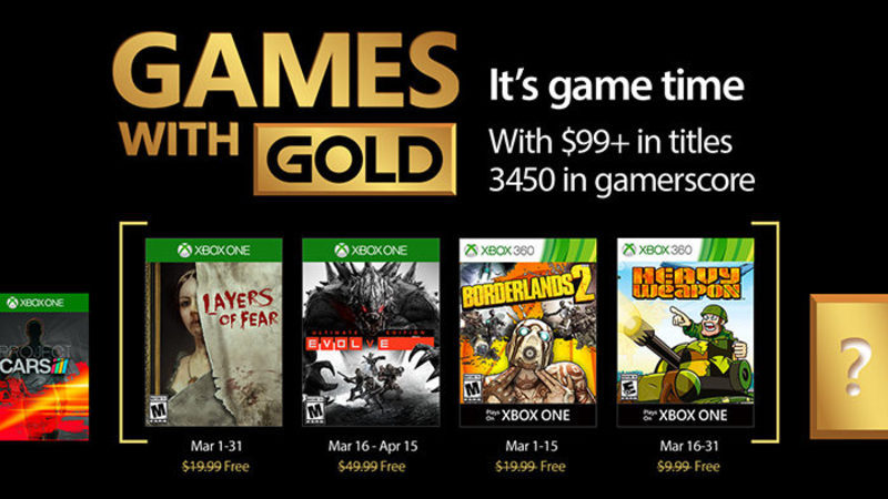 Games with Gold marzo 2017
