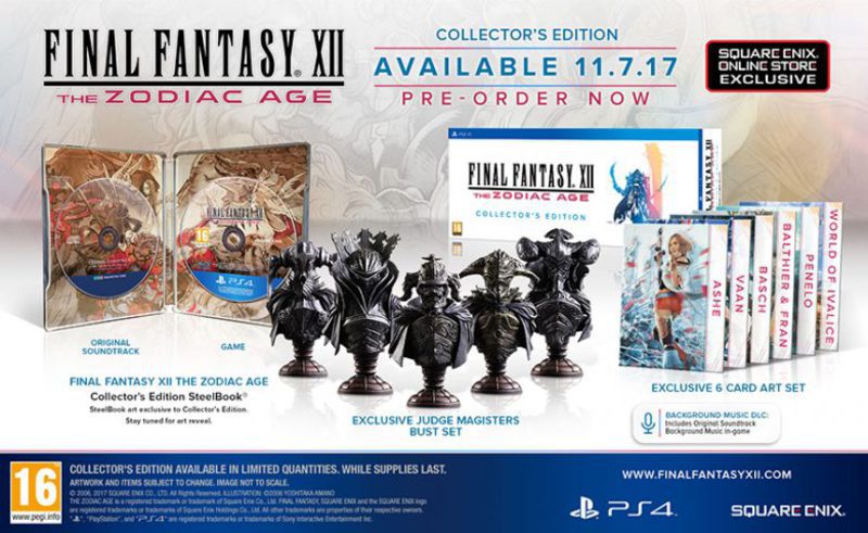 Final Fantasy XII The Zodiac Age coleccionista
