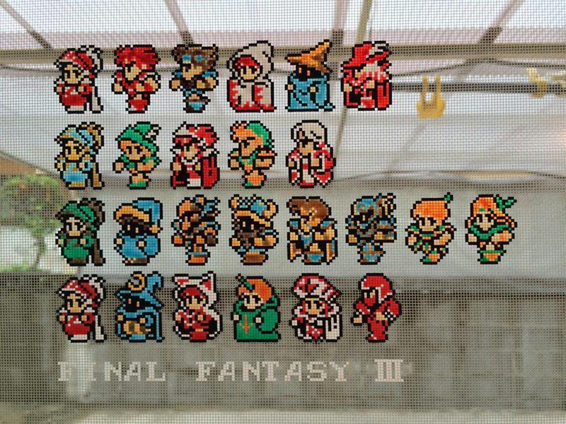 Final Fantasy III arte retro pixel ruerue0111