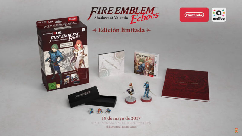 Fire Emblem Echoes 3DS edicion limitada Europa