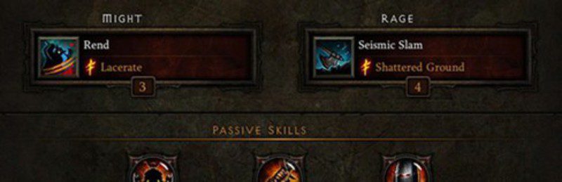 Diablo III Skills Warrior