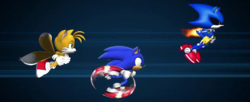 'Sonic The Hedgehog 4' con metal Sonic y Tails