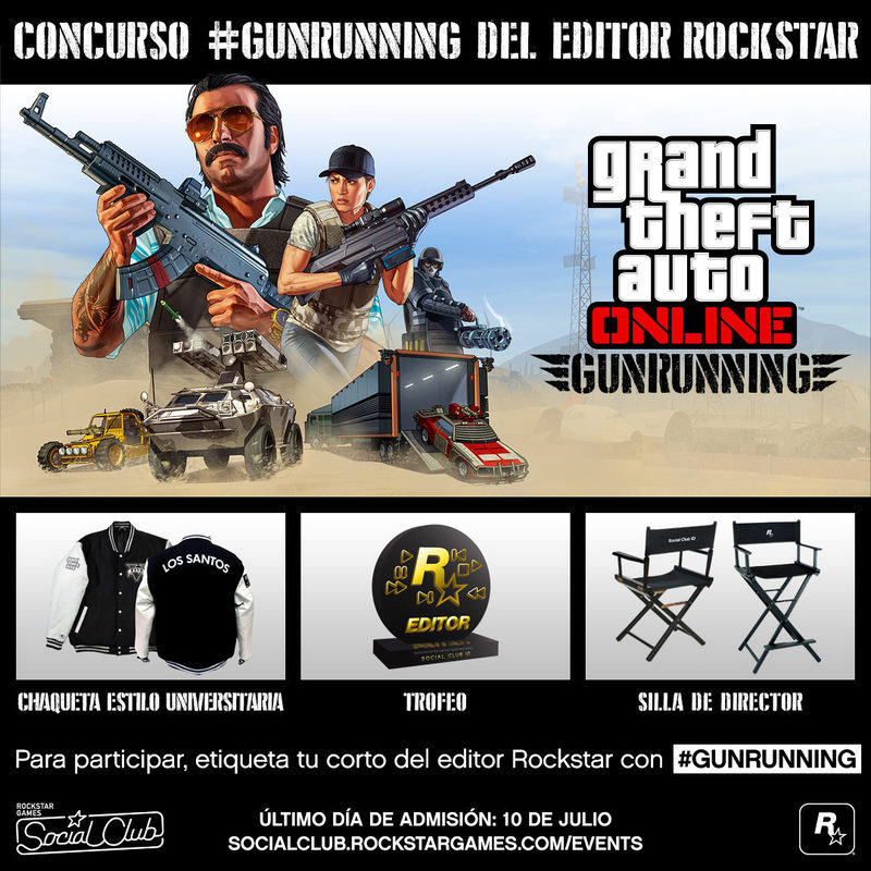 GTA Online: Gunrunning - Concursos del editor Rockstar y Snapmatic