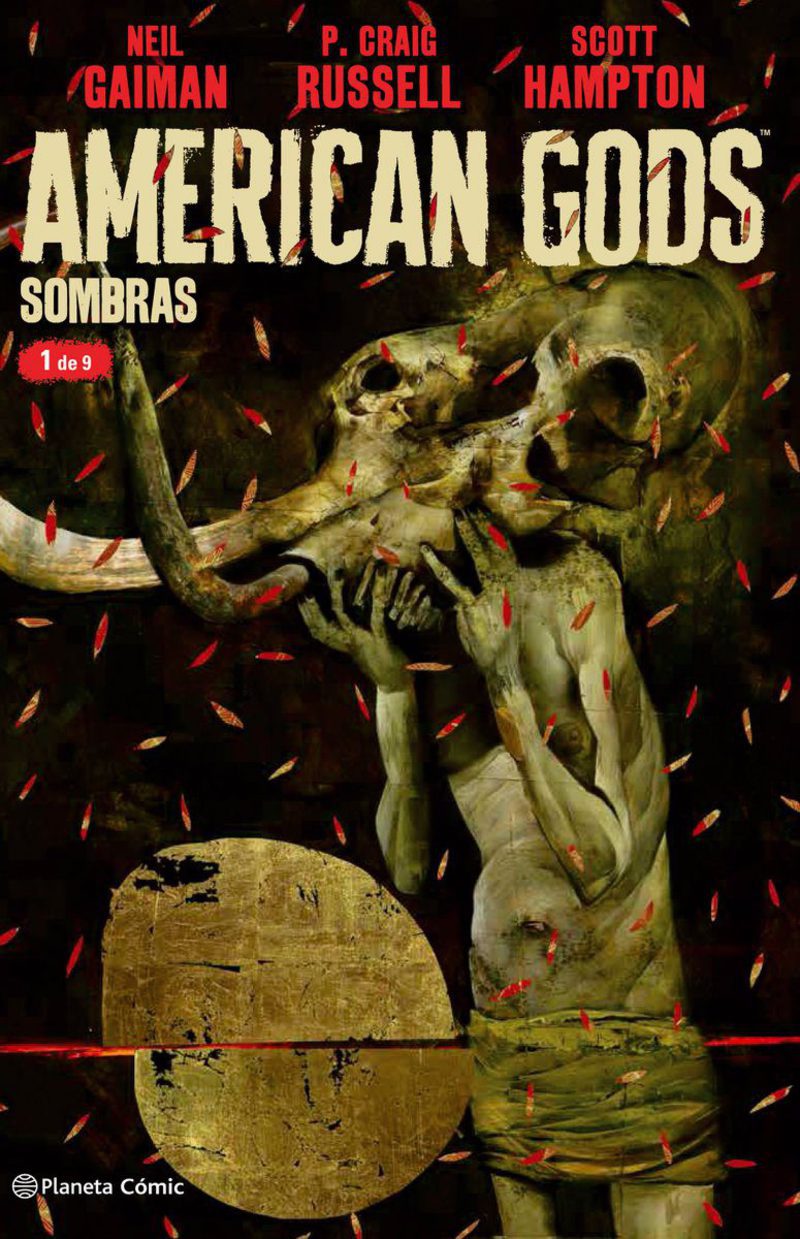 portada del primer número de american gods
