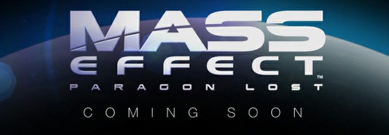 Título y logo del anime de mass effect 3