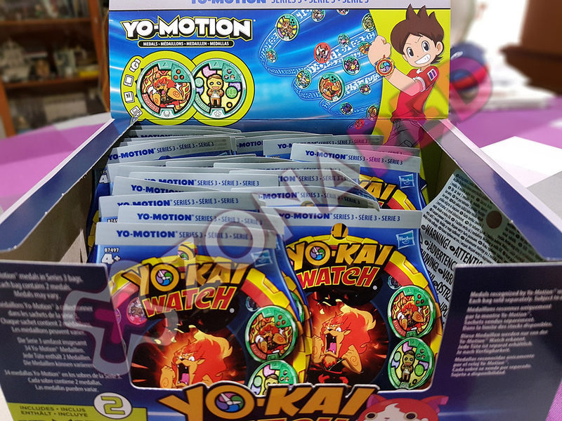 Yo-kai Watch medallas yo-motion serie 3