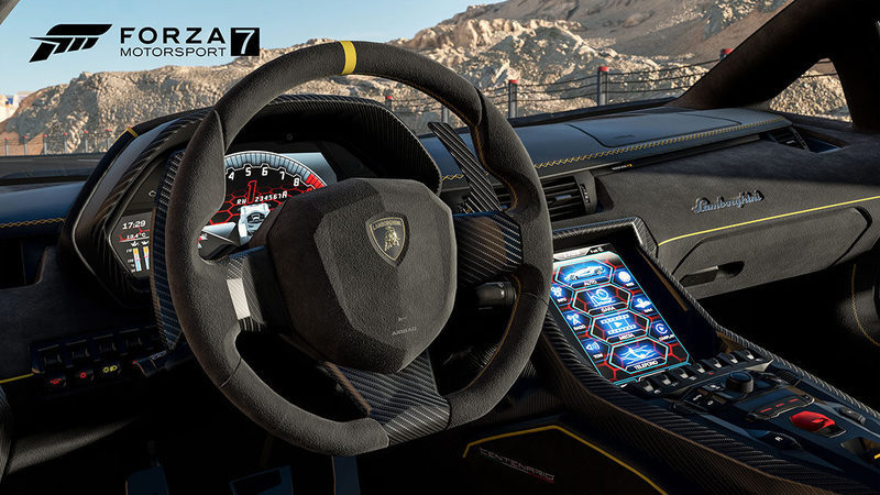 Forza Motorsport 7 salpicadero
