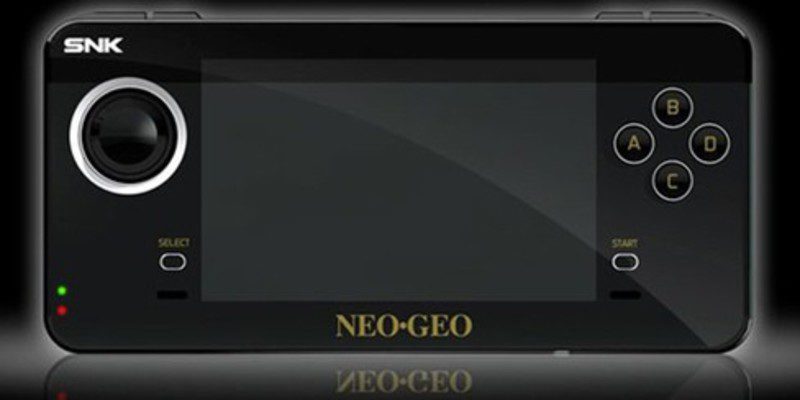 así es la portatil de SNK, NeoGeo X