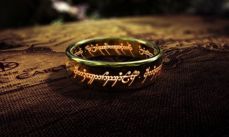 el anillo único de 'el señor de los anillos'