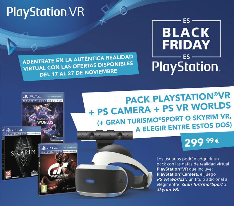 Ofertas Black Friday PS VR
