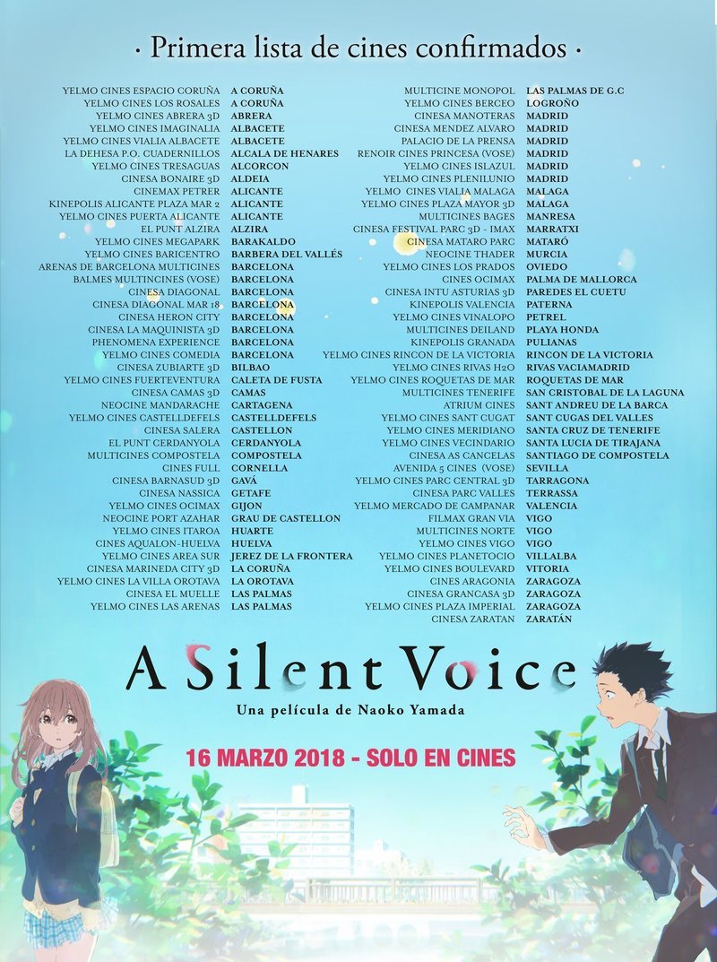 A Silent Voice cines