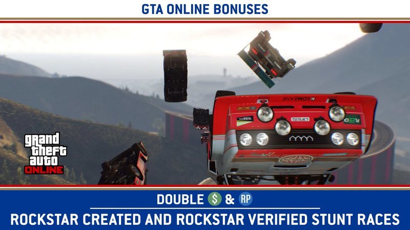 GTA Online - Doble GTA$ y RP en carreras acrobáticas