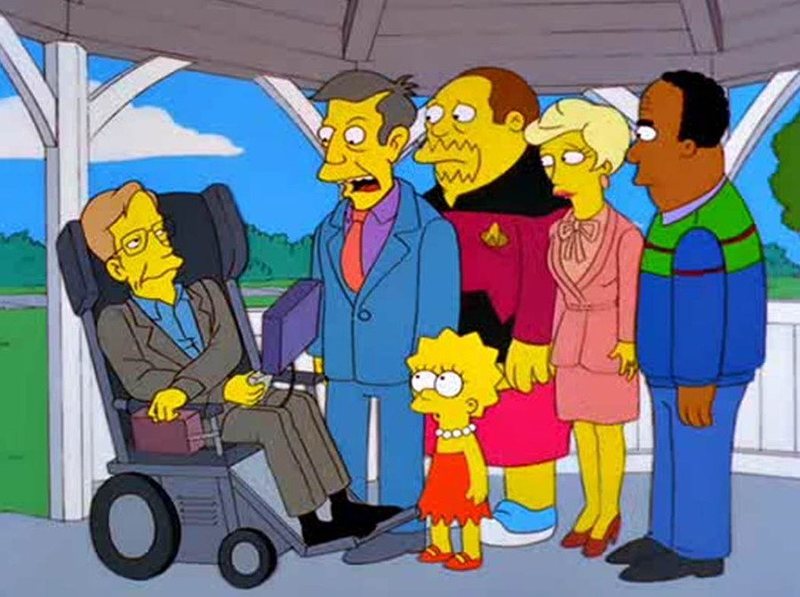 En 'Los Simpsons' también tuvo un lugar