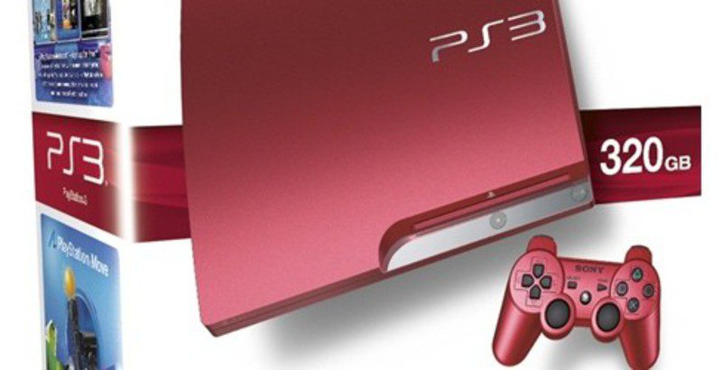 PlayStation 3 en rojo, un estilo nuevo y original