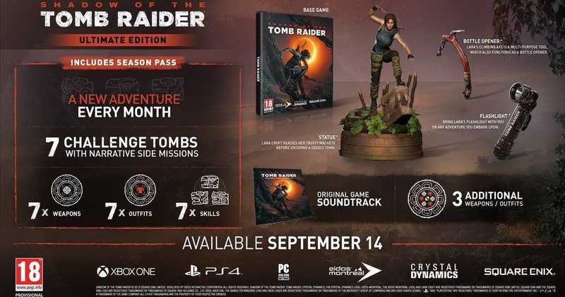 Ultimate Edition Shadow of the Tomb Raider