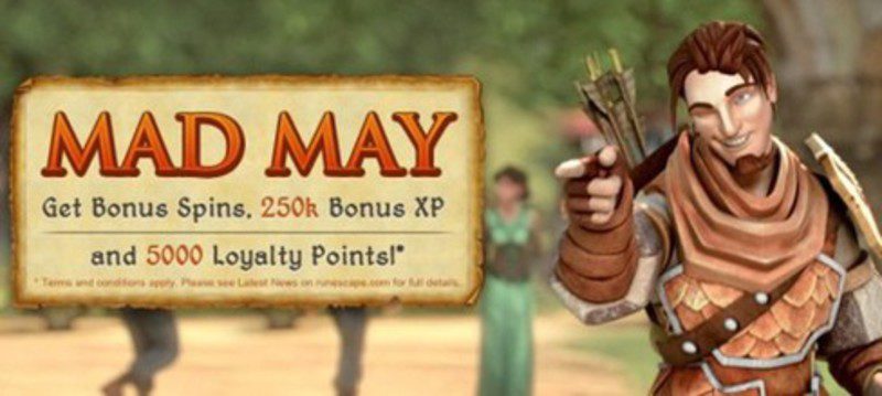 Runescape y sus ofertas de mayo