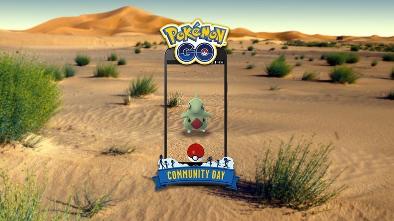 Larvitar en el Día de la Comunidad de Pokémon GO