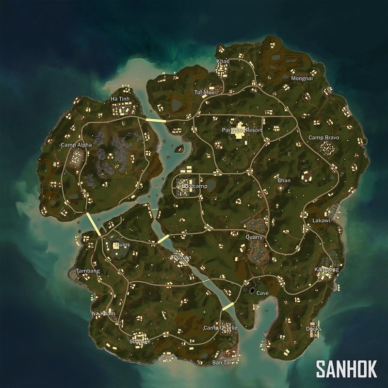 Mapa de Sanhok
