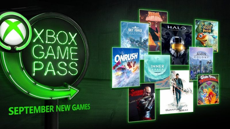 Xbox Game Pass Septiembre 2018