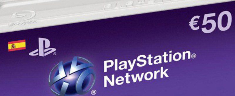 Tarjeta recarga PlayStation Network