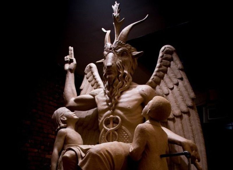 Baphomet, figura del templo satánico