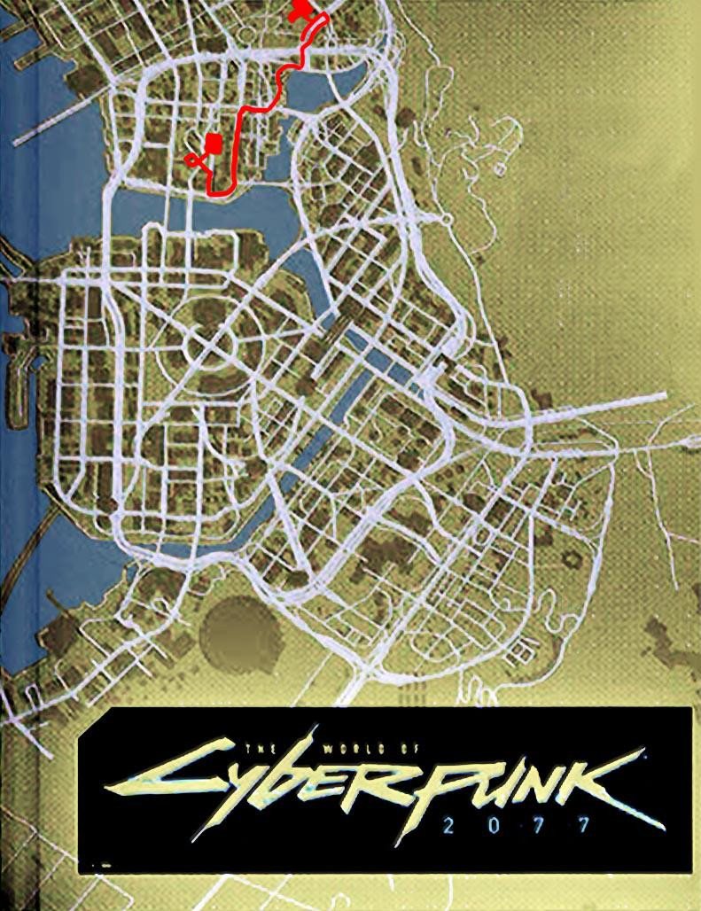 Mapa Cyberpunk 2077