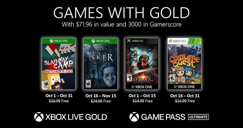 Games with Gold octubre