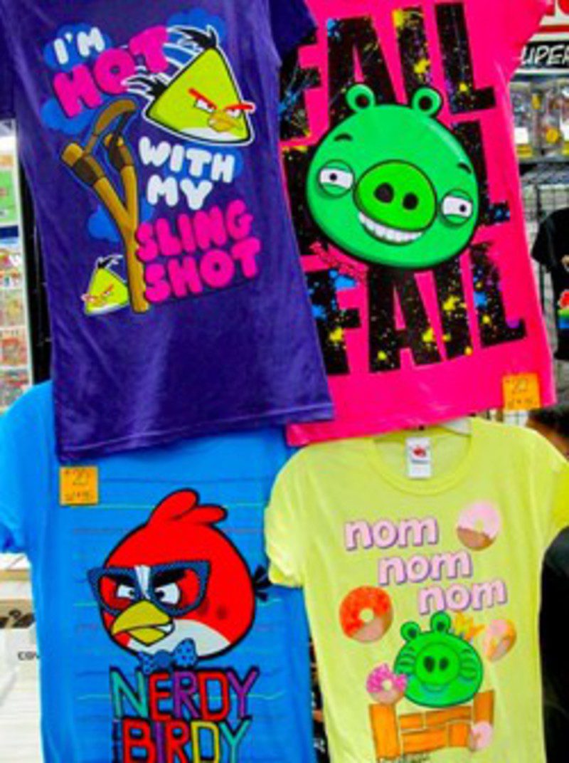 Camisetas Angry Birds