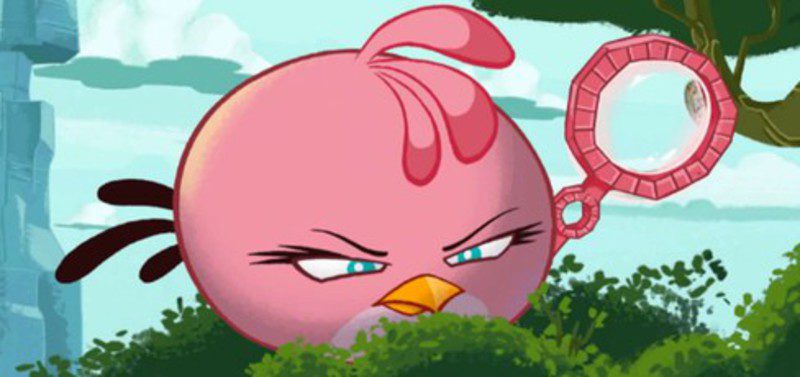 angry birds pink bird