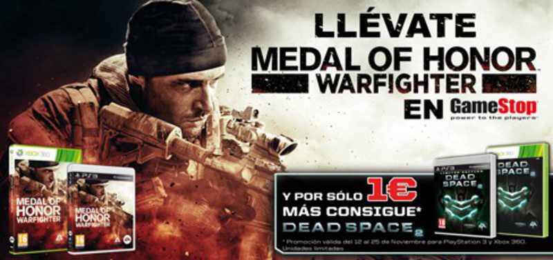 Consigue 'Dead Space' por un euro al comprar 'Medal of Honor: Warfighter'