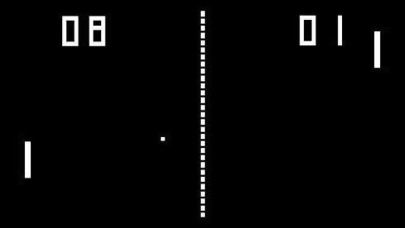 'Pong' uno de los primeros juegos de Atari