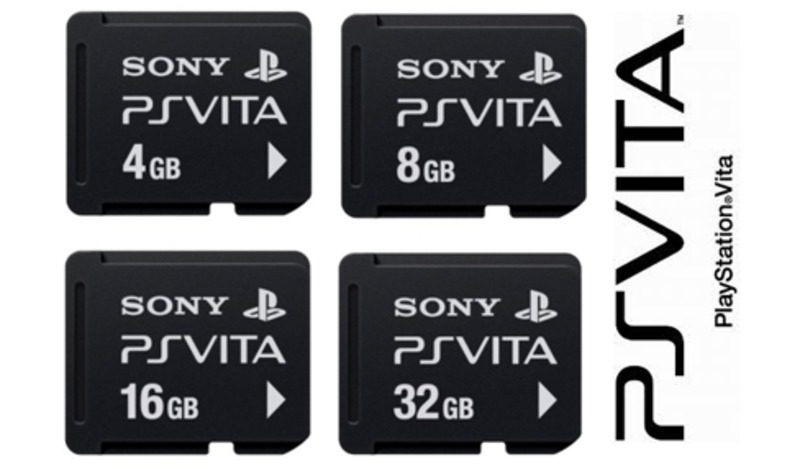 Tarjetas de memoria de PlayStation Vita