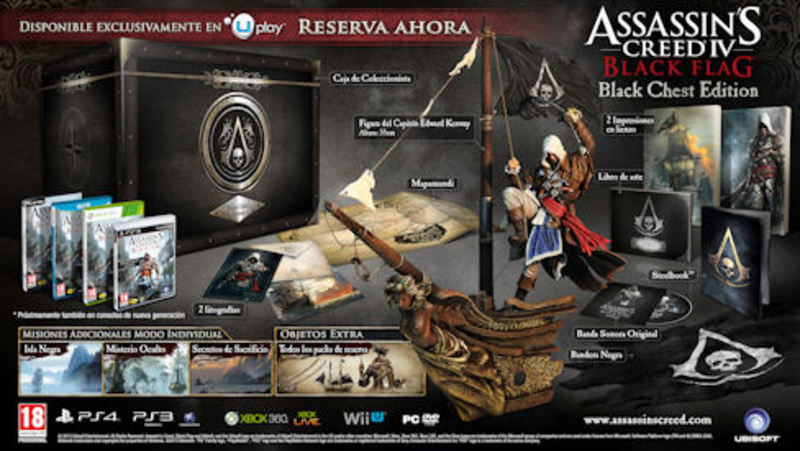 'Assassin's Creed 4: Black Flag' desvela sus ediciones especiales