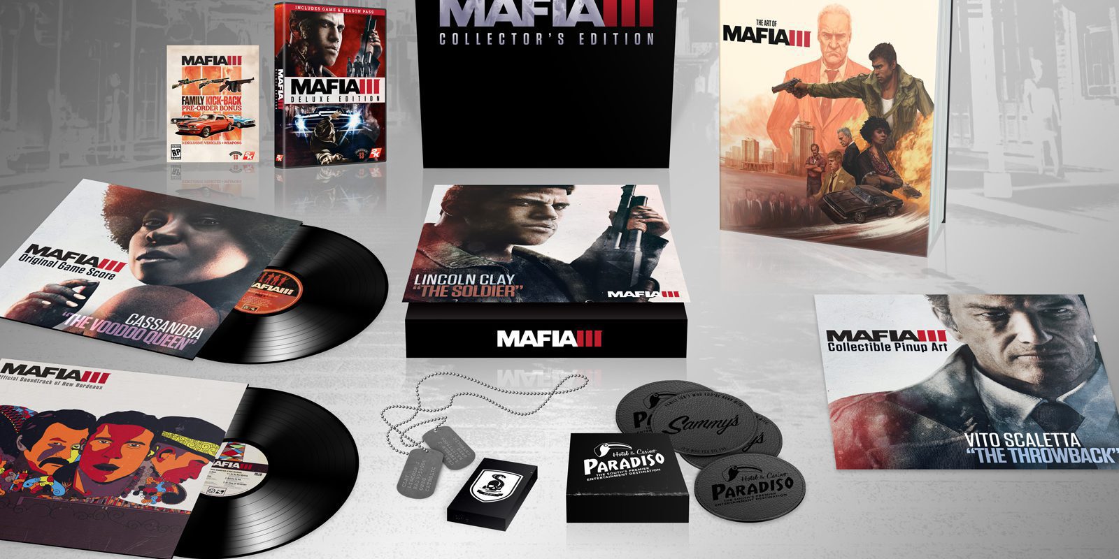 'Mafia III' tendrá una edición de coleccionistas muy completa