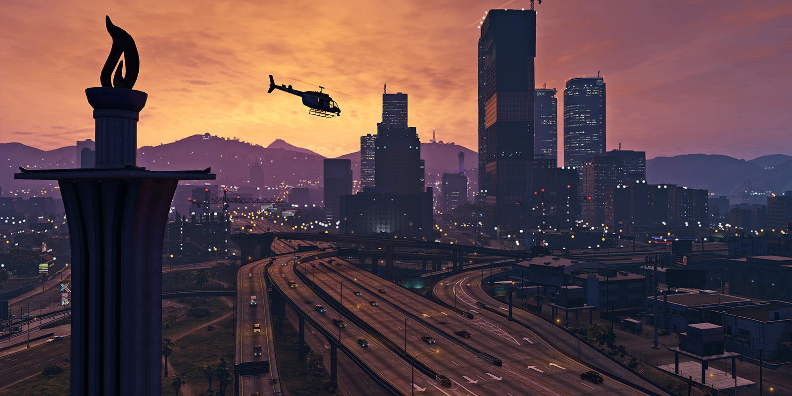 Captura de Liberty City recreada en el motor de 'GTA V'
