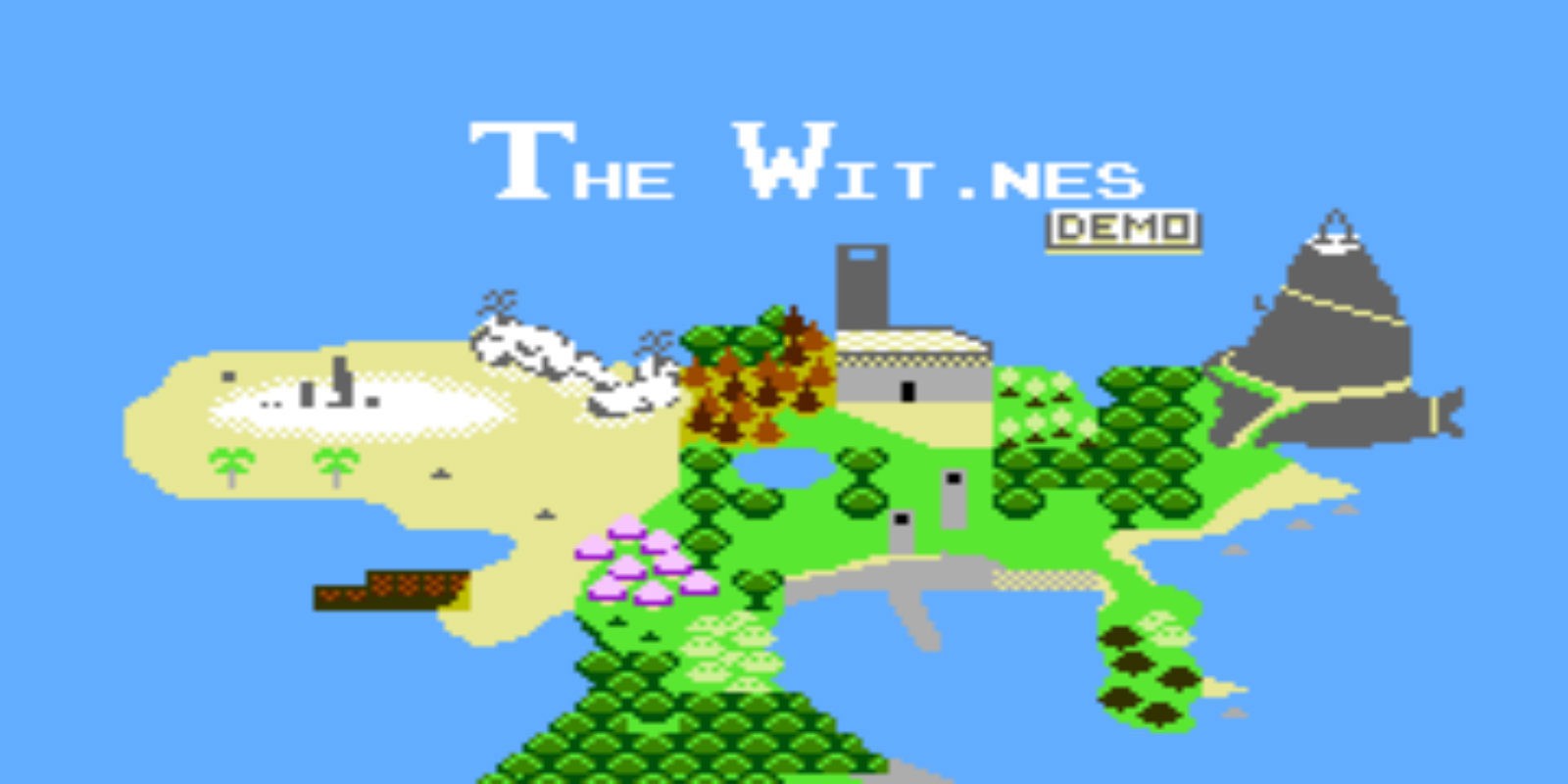 'The Witness' se puede jugar en NES. Sí