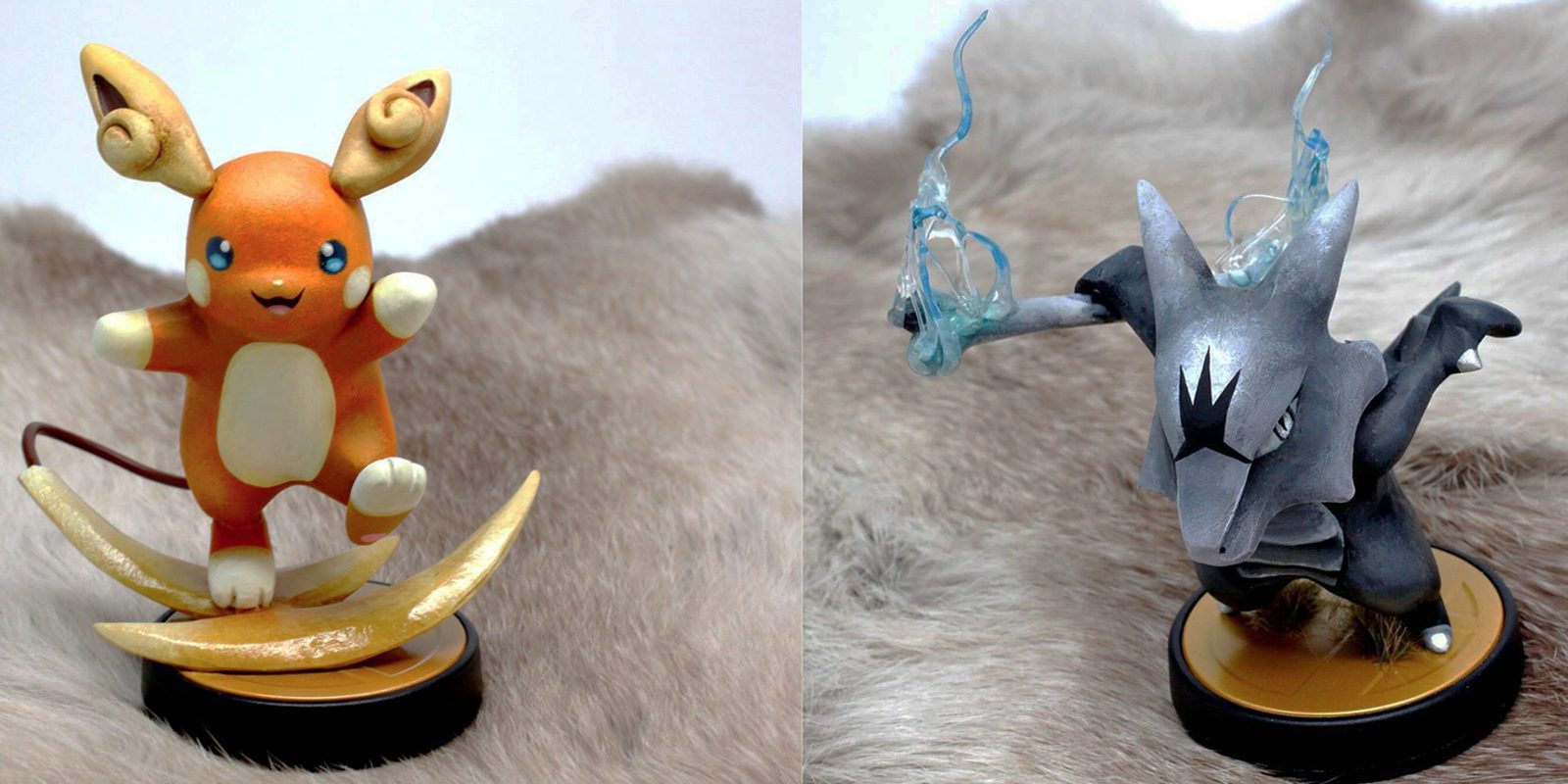 Estos amiibo de los Pokémon Raichu y Marowak de Alola te dejarán con la boca abierta