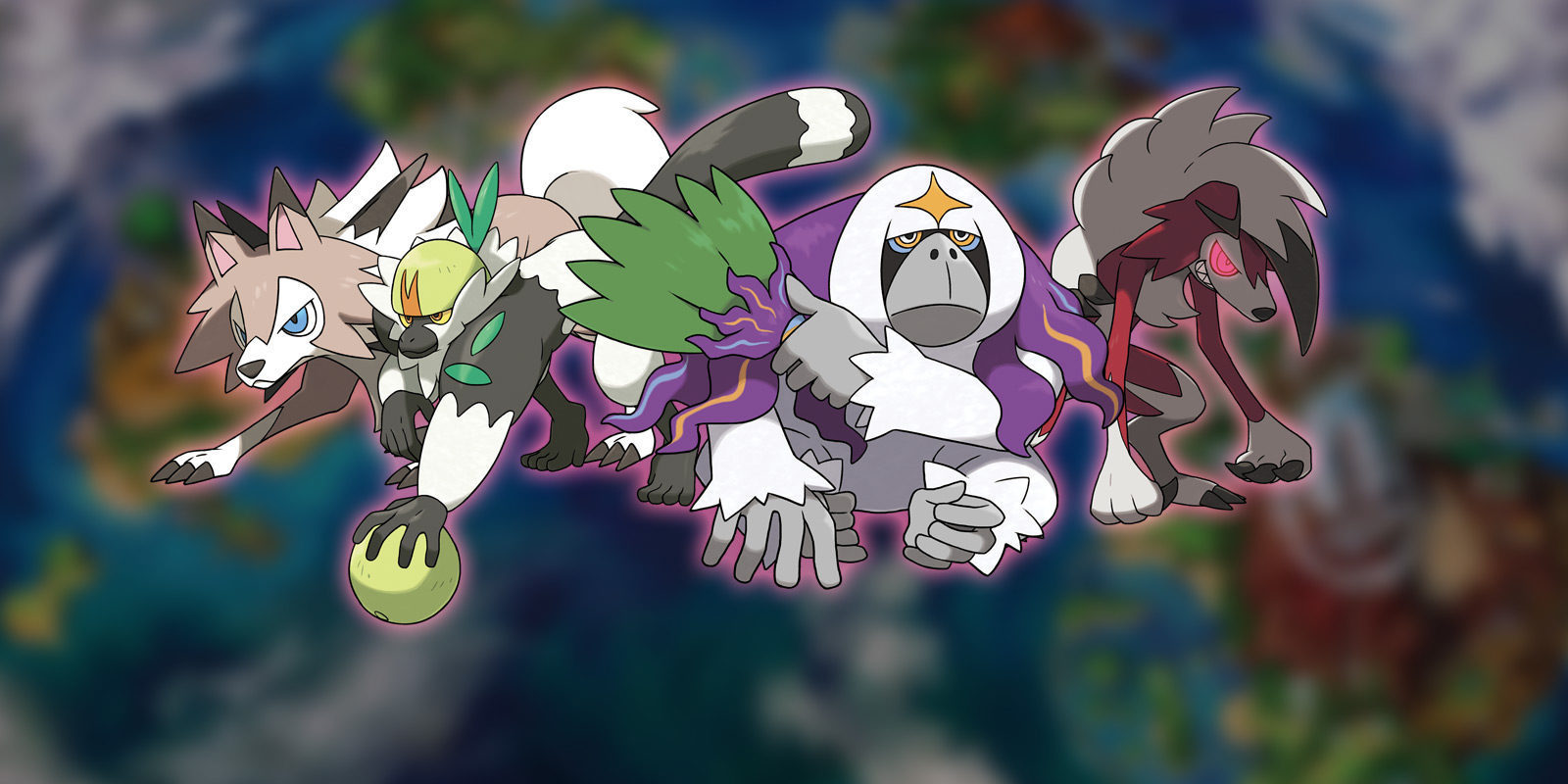 'Pokémon Sol y Luna' confirma a Passimian, Oranguru y Lycanroc Diurna y Nocturna