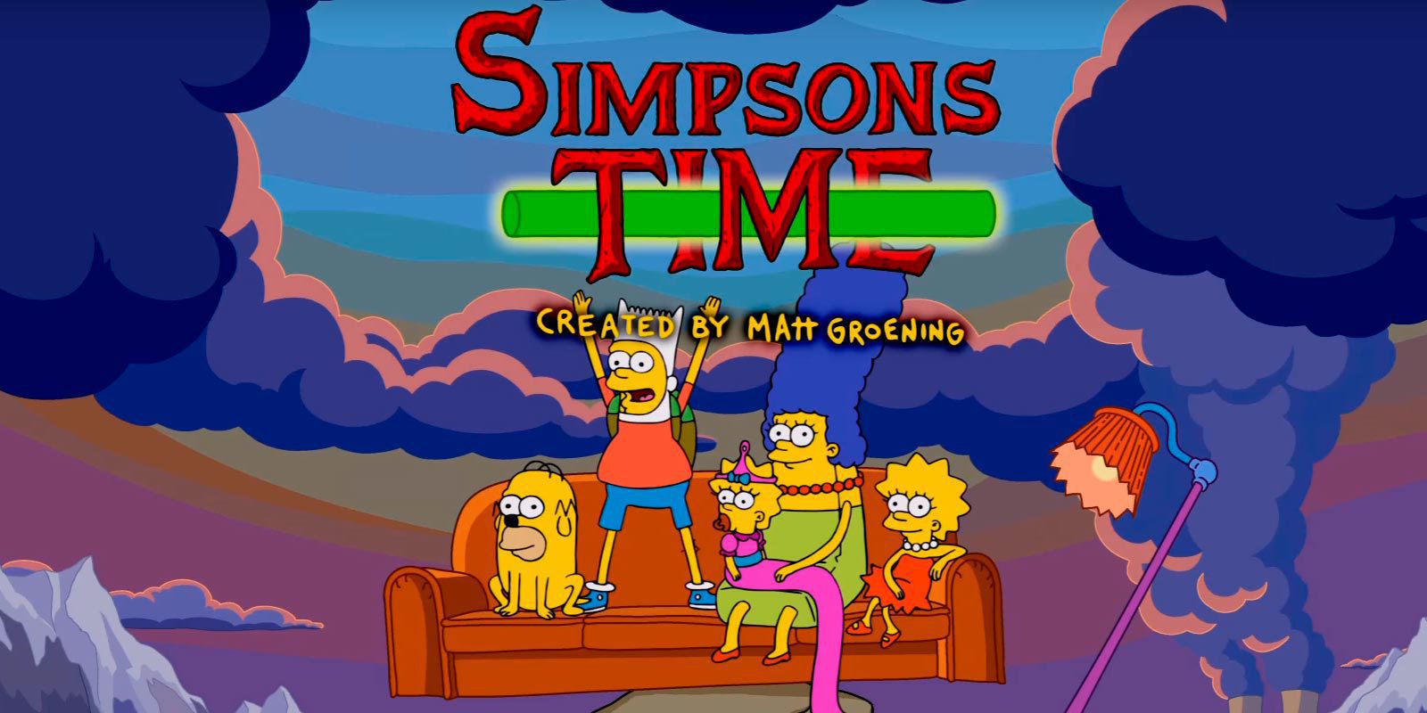 'Los Simpson' homenajean a 'Hora de Aventuras' en un nuevo gag
